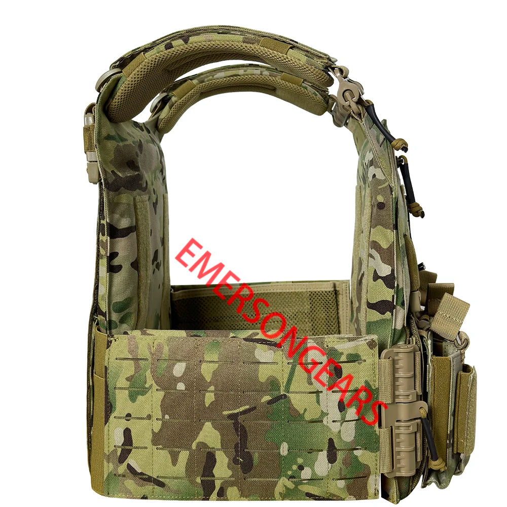 0305 Advanced 1000D Nylon Quick Release Modular Laser cutting Molle System Tactical Vest with Double Triple Magazine Pouch
