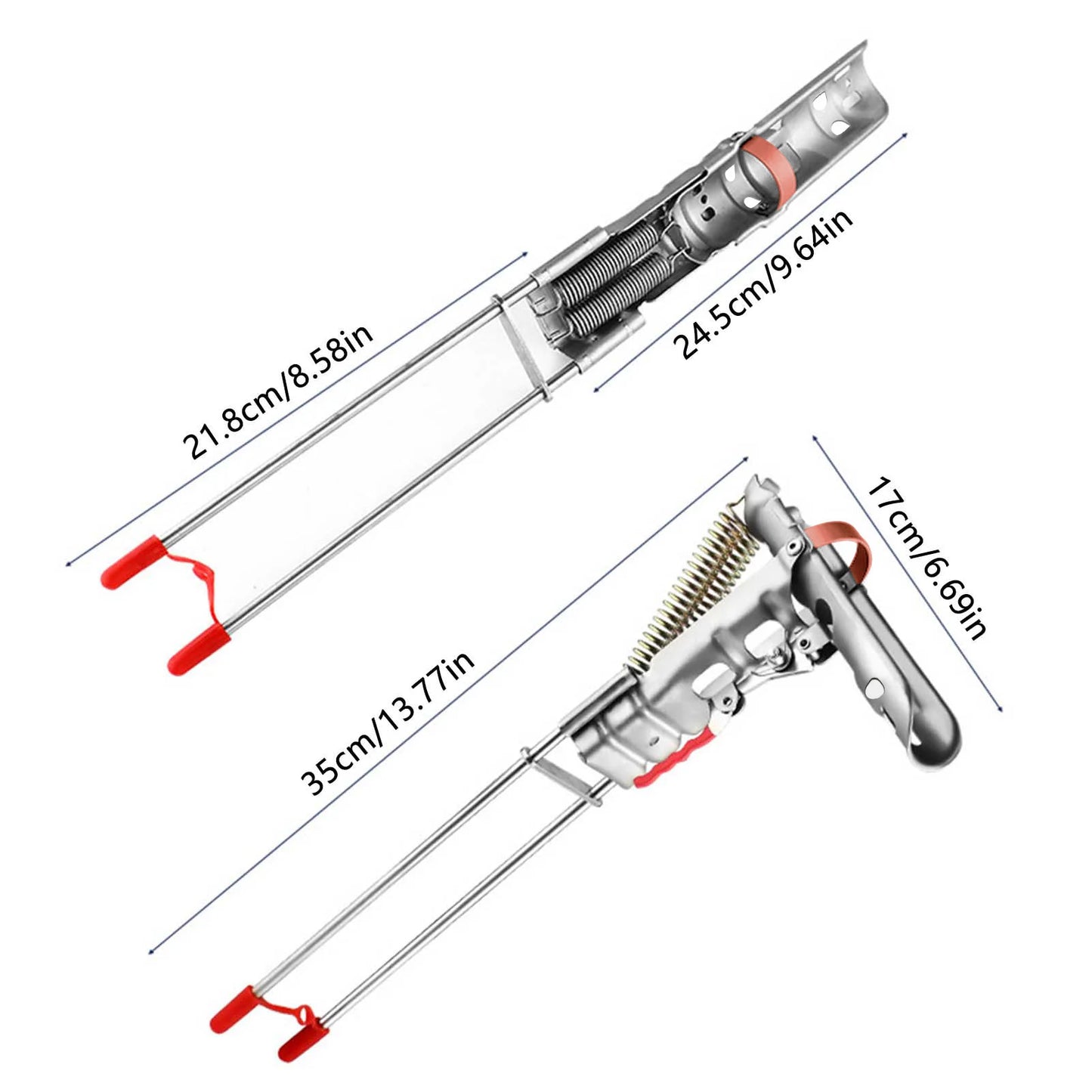 1-5pcs Automatic Fishing Rod bracket holders Stainless Steel pole stand Support double spring rest Brackets Fishing Accessories